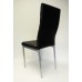 Stylish Metal Dining Chair Black
